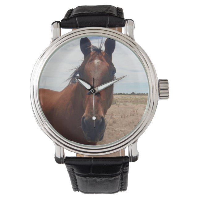 Reloj De Pulsera Big_Brown-Horse,_Mens_Leather_Watch. (Anverso)