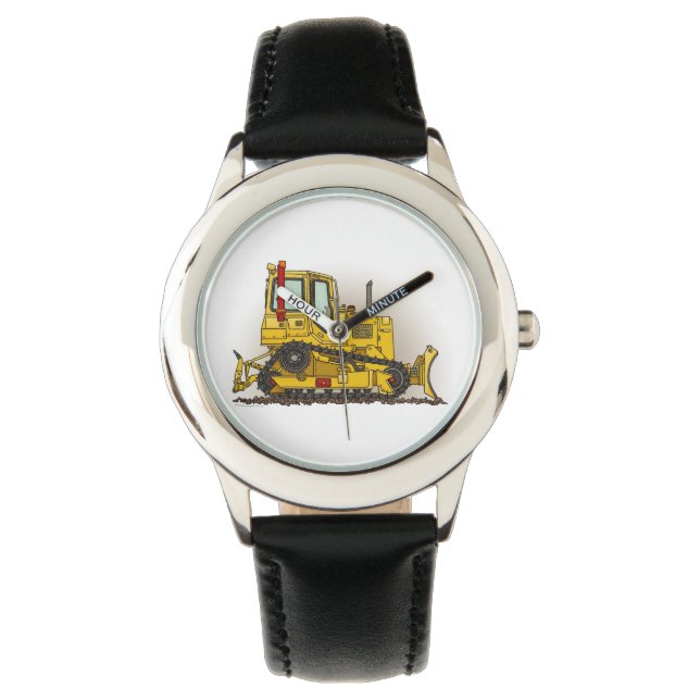 Reloj De Pulsera Big Bulldozer Dozer (Anverso)