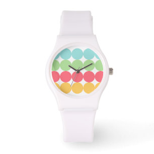 Reloj De Pulsera Big Colorful Dots Watch