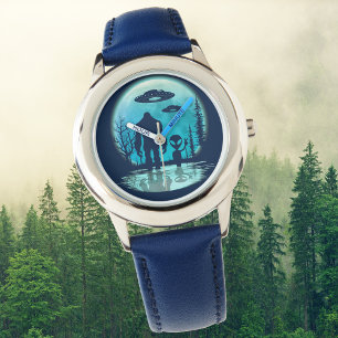 Reloj De Pulsera Bigfoot UFO Alien