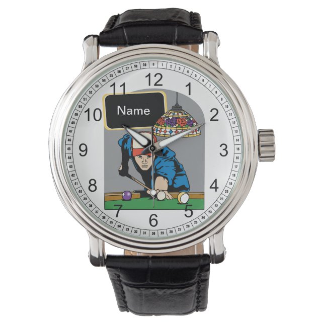Reloj De Pulsera Billetes de hombres personalizados (Anverso)