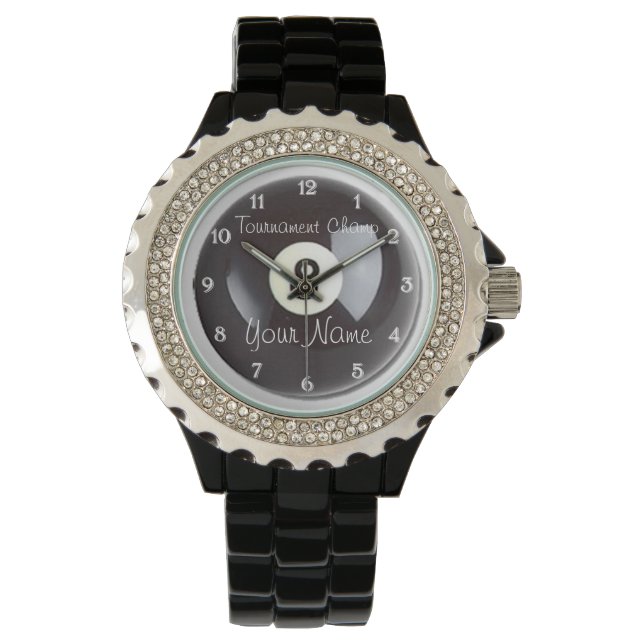 Reloj De Pulsera Billiards 8 Ball Watch (Anverso)