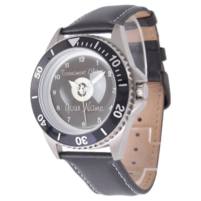 Reloj De Pulsera Billiards 8 Ball Watch (Angular)