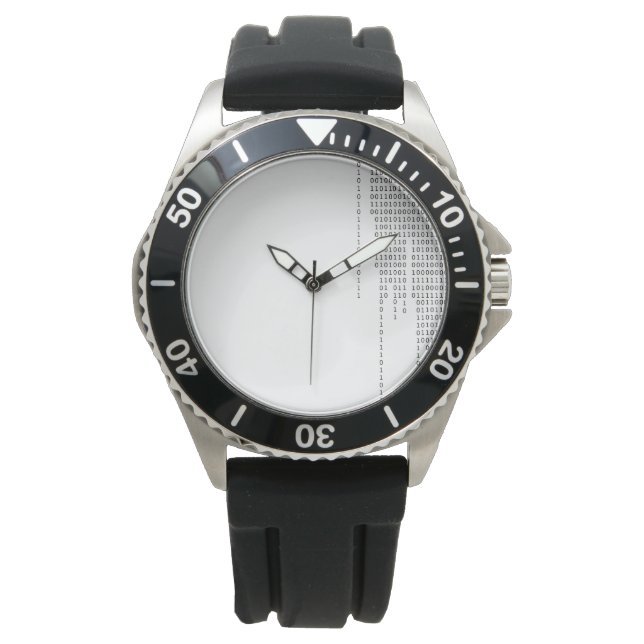 Reloj De Pulsera Binario en cascada (Anverso)