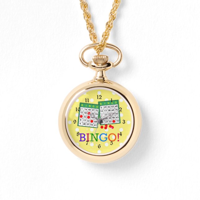 Reloj De Pulsera ¡Bingo! Juguemos a Bingo. (Anverso)