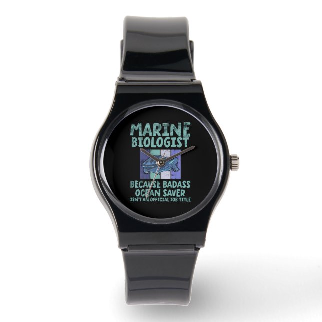Reloj De Pulsera Biología marina (Anverso)