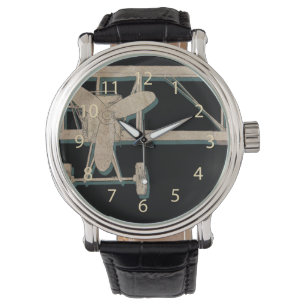 Reloj De Pulsera biplano vintage - aviador