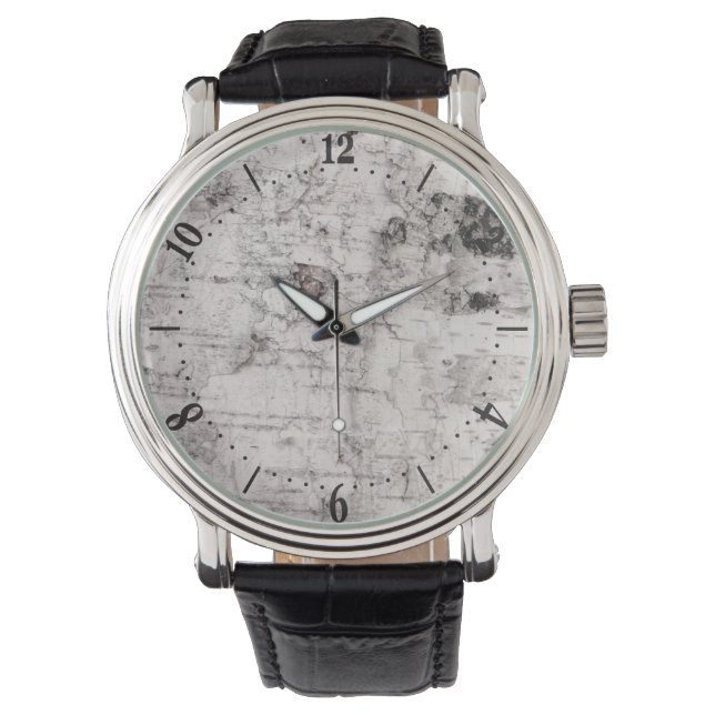 Reloj De Pulsera Birch bark pattern watch (Anverso)
