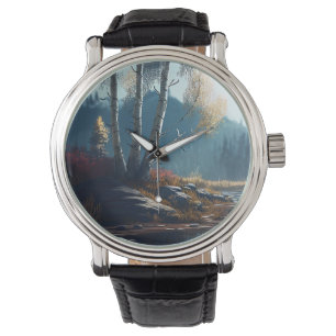 Reloj De Pulsera Birches Northern Ireland Round, Birch View