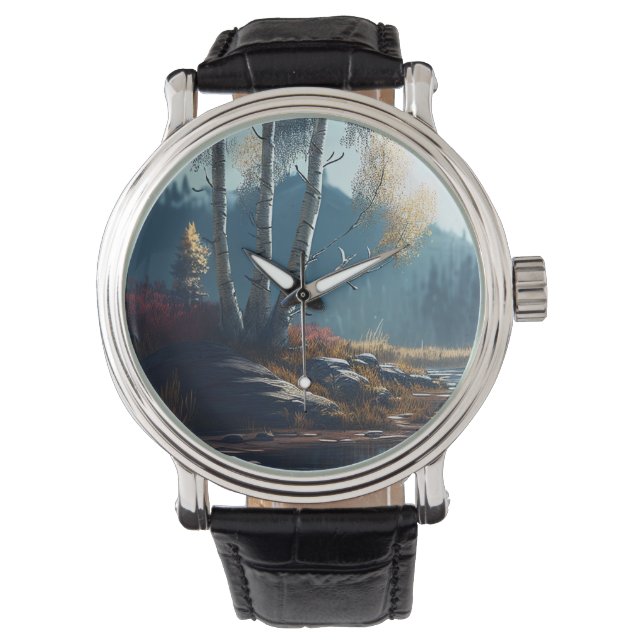 Reloj De Pulsera Birches Northern Ireland Round, Birch View (Anverso)