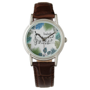 Reloj De Pulsera Birdsong Toucan uniéndose al personalizable del ca