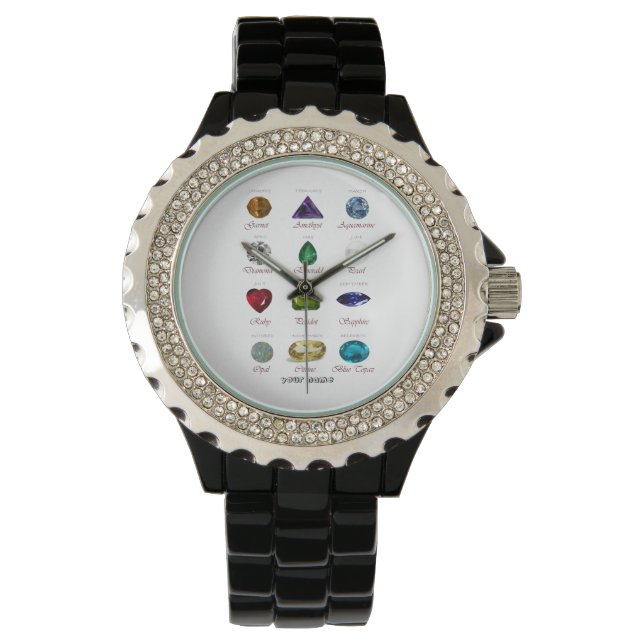 Reloj De Pulsera Birthstone (Anverso)