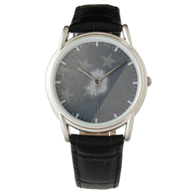 Reloj De Pulsera Bitcoin America (Anverso)