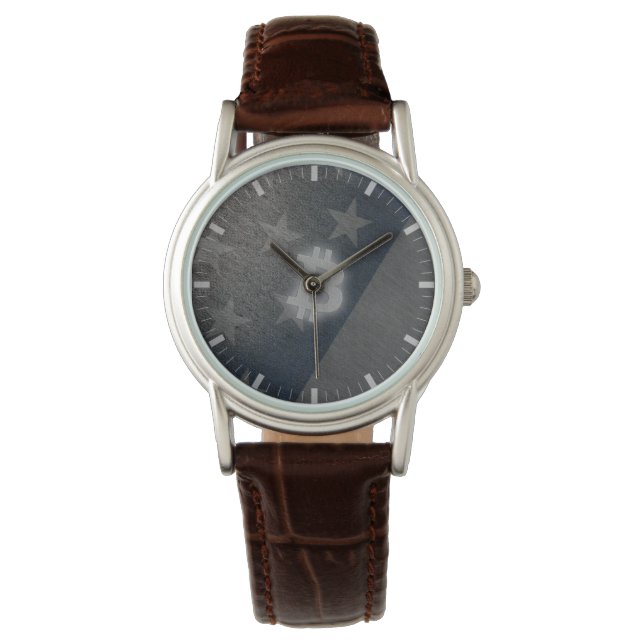 Reloj De Pulsera Bitcoin America (Anverso)