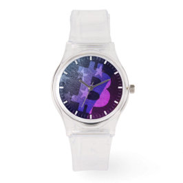 Reloj De Pulsera Bitcoin America ₿ (Neon) Watch