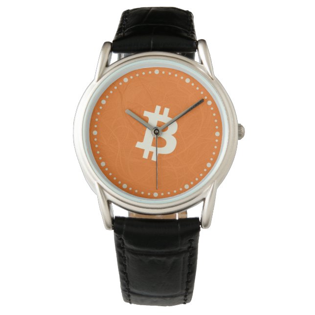 Reloj De Pulsera Bitcoin Classic Orange (Neuron) (Anverso)