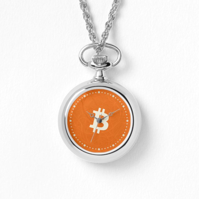 Reloj De Pulsera Bitcoin Classic Orange (Neuron) (Anverso)