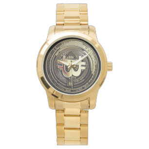 Reloj De Pulsera Bitcoin dorado
