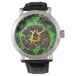 Reloj De Pulsera Bitcoin Steampunk Style Watch