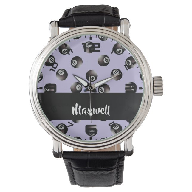 Reloj De Pulsera Black 8 ball pattern (Anverso)