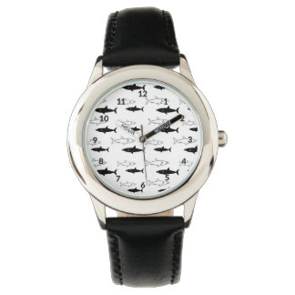 Reloj De Pulsera Black and White Shark Watch