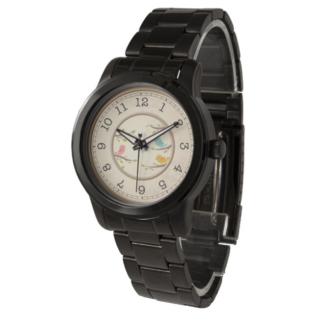 Reloj de pulsera Black Anniversary - Cara vintage  (Angular)