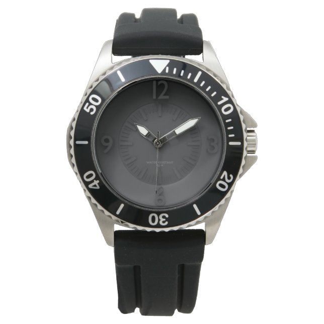Reloj De Pulsera Black Bold Watch Face (Anverso)