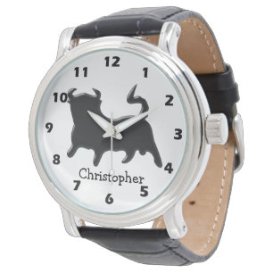 Reloj De Pulsera Black Bull Design Writing watch