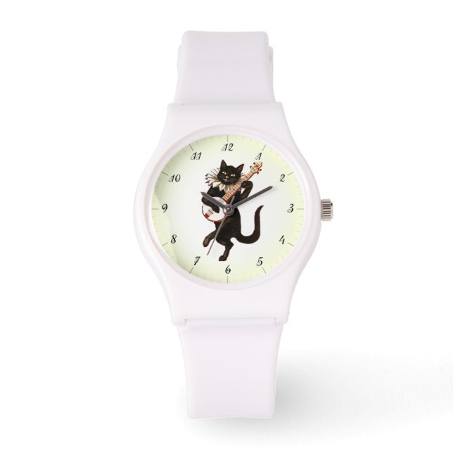 RELOJ DE PULSERA BLACK CAT BANJOS WATCH (Anverso)