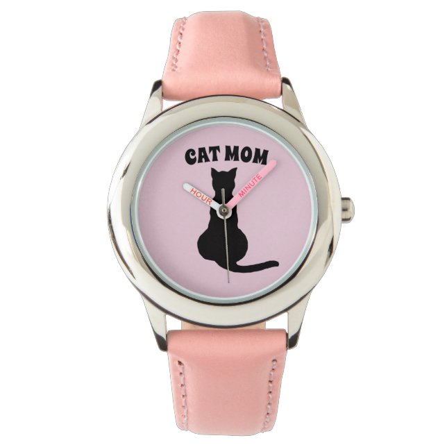 RELOJ DE PULSERA BLACK CAT MOM WRIST WATCH VALENTINE'S DAY (Anverso)