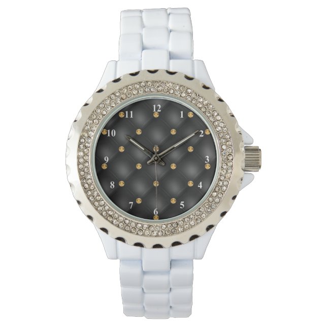 Reloj De Pulsera Black Gold Gemstone Watch (Anverso)