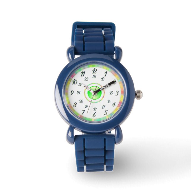 Reloj De Pulsera Black Gray Green Watch (Anverso)