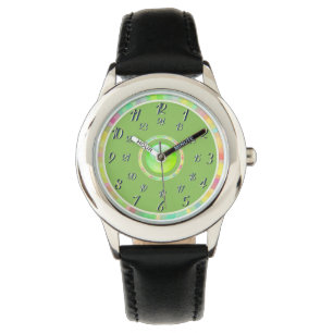 Reloj De Pulsera Black Green Watch
