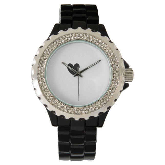 Reloj De Pulsera Black Heart Watch (Anverso)