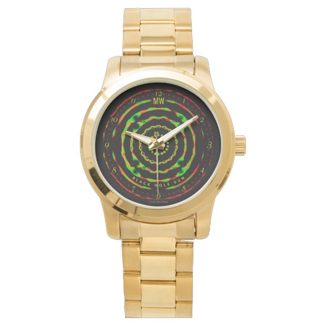 Reloj De Pulsera Black Hole Sun Monogramed Watch (Anverso)