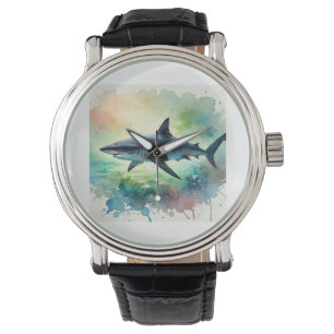 Reloj De Pulsera Black Mako Shark 061024AREF111 - Watercolor