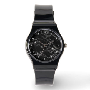 Reloj De Pulsera Black Marble Watch