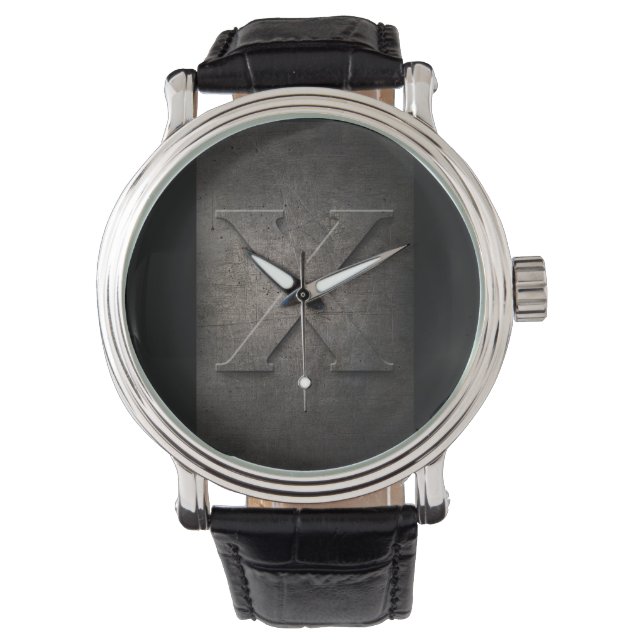 Reloj De Pulsera Black Metalizado Rustic X Monograma Watch (Anverso)