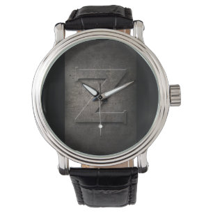 Reloj De Pulsera Black Metalizado Rustic Z Monograma Watch
