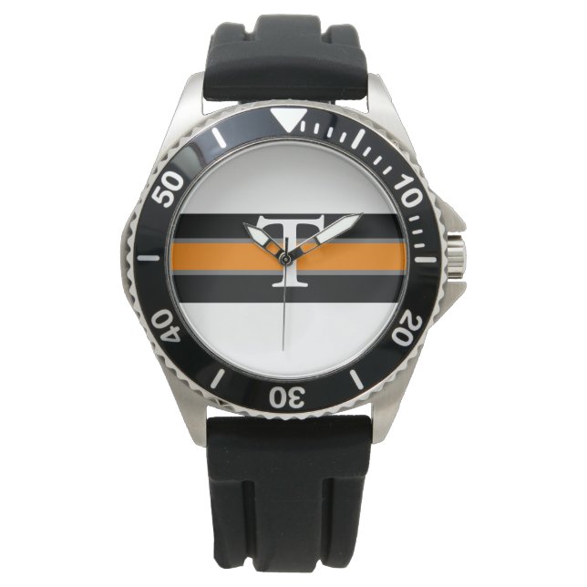 Reloj De Pulsera Black & Naranja Watch (Anverso)