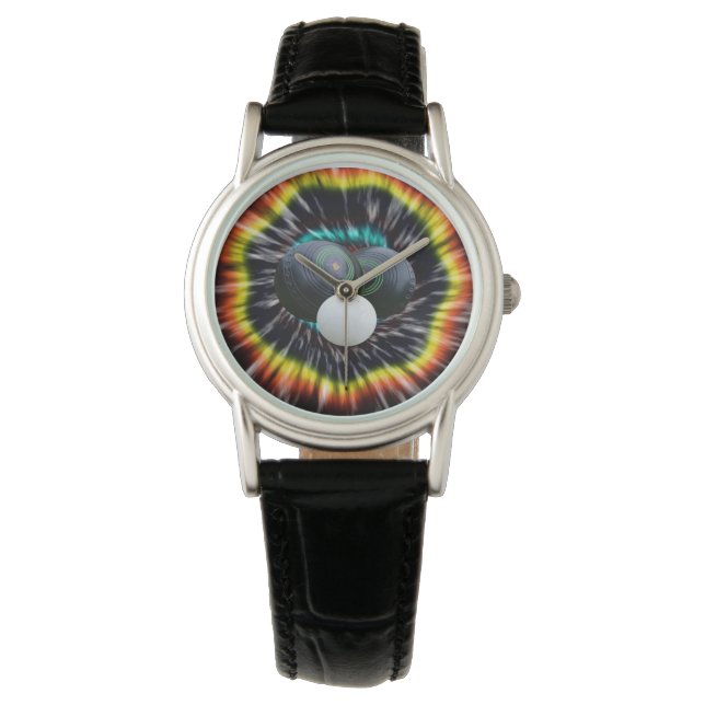 Reloj De Pulsera Black Opal Lawn Bown Tie Dye (Anverso)