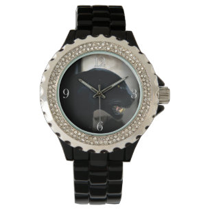 Reloj De Pulsera Black Panther Animal Lover