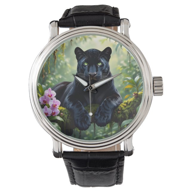 Reloj De Pulsera Black Panther in the Jungle (Anverso)