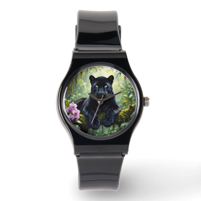 Reloj De Pulsera Black Panther in the Jungle (Anverso)