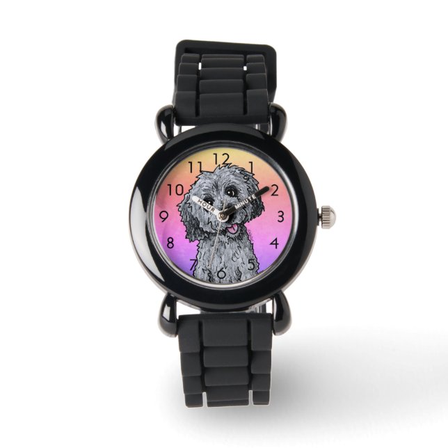 Reloj De Pulsera Black Phantom DOODLEMOJI Watch (Anverso)