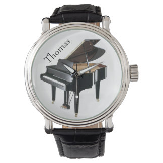 Reloj De Pulsera Black Piano Watch