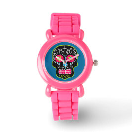 Reloj De Pulsera Black Sugar Skull