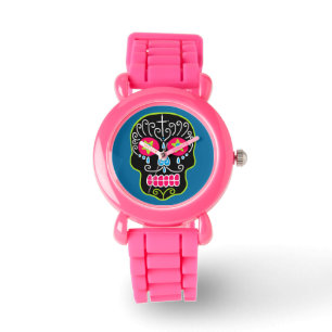 Reloj De Pulsera Black Sugar Skull