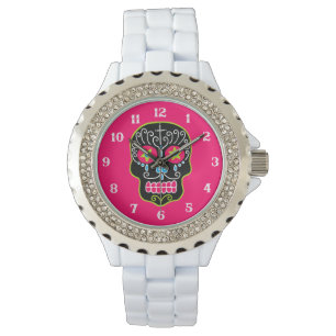 Reloj De Pulsera Black Sugar Skull
