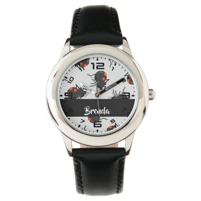 Reloj De Pulsera Black widow spider pattern (Anverso)